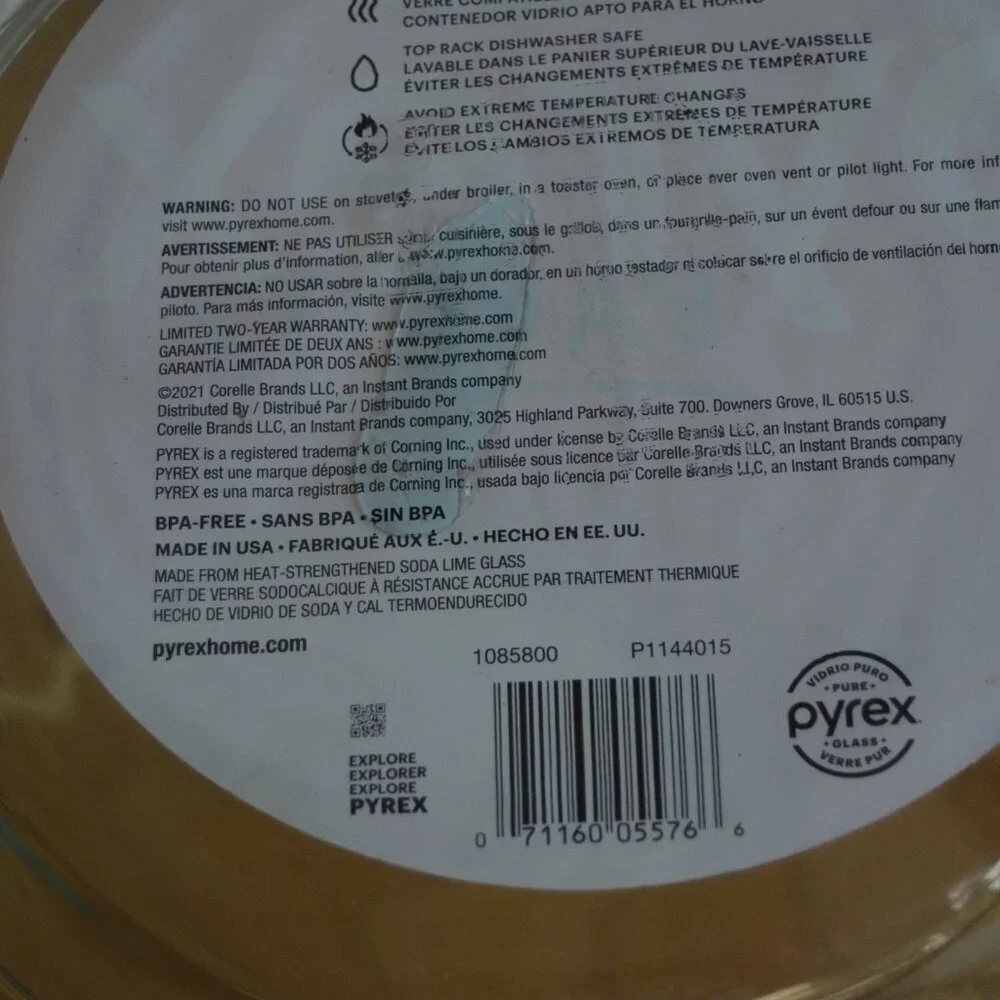 Pyrex new no
